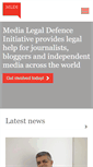 Mobile Screenshot of mediadefence.org