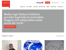 Tablet Screenshot of mediadefence.org